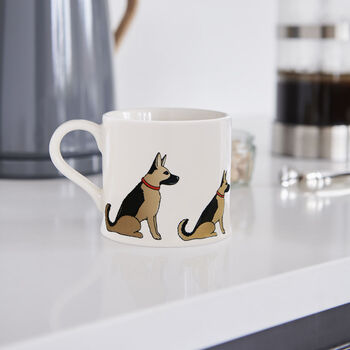 German Shepherd Cufflinks Personalised Dog Lover Gift, 6 of 12