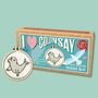 I Love Colonsay Mini Matchbox Cross Stitch Kit, thumbnail 1 of 11