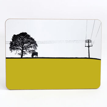 Rural Landscape Table Mat And Coaster Set Of Eight, 6 of 11