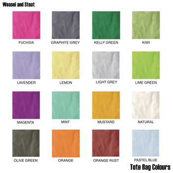 'Tis The Season To Be Me, Colours Tote Bag, 4 of 6