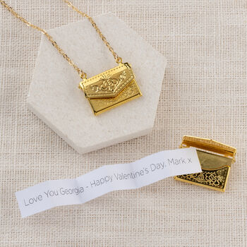 Personalised Mother's Day Envelope Locket And Message, 2 of 6