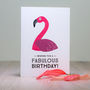 Flamingo Birthday Card, thumbnail 1 of 2