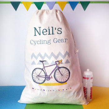 Personalised Cycling Storage Bag, 9 of 12