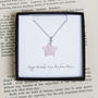 Personalised Rose Quartz Star Necklace, thumbnail 1 of 3