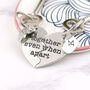 Couples Togetherness Split Heart Pewter Keyring, thumbnail 4 of 8