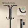 Coat Rack Freestanding Coat Stand With Umbrella Holder, thumbnail 6 of 7