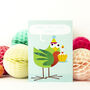 Personalised Bird With A Cake Card, thumbnail 1 of 3