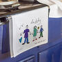 Personalised Hand Drawn Father's Day Tea Towel, thumbnail 3 of 3