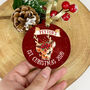 Personalised Baby's First Christmas Decoration, thumbnail 2 of 4
