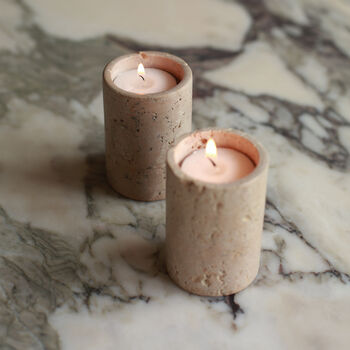 Travertine Tealight Holder, 4 of 4