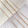 Rose Gold Boyfriend Chain Necklace, thumbnail 2 of 4