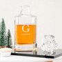 Personalised Classic Monogram Square Decanter, thumbnail 2 of 6