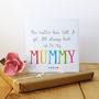 Always Look Up To Mummy Card, thumbnail 3 of 4