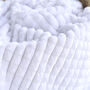 Personalised White Embossed Baby Blanket, thumbnail 8 of 8