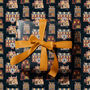 Snow House Eco Christmas Wrapping Paper Sheets, thumbnail 1 of 3