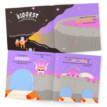 Personalised Space Themed Story Book, 5 of 9