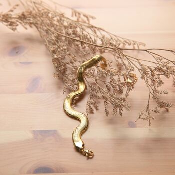 Stainless Steel Snake Chain Bracelet 8mm, 9 of 12