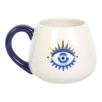 Lucky All Seeing Eye Rounded Mug, 2 of 5