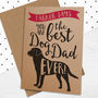 Best Dog Dad Ever 'A6 Size' Card, thumbnail 3 of 12