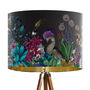Glorious Plumes Lampshade Charcoal, Multiple Cols Avail, thumbnail 1 of 9