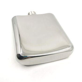 Personalised 6oz Stainless Steel Hip Flask, 3 of 8