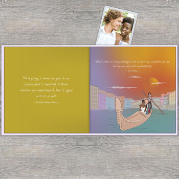 Personalised Mr And Mrs 'Just Married' Book, 12 of 12