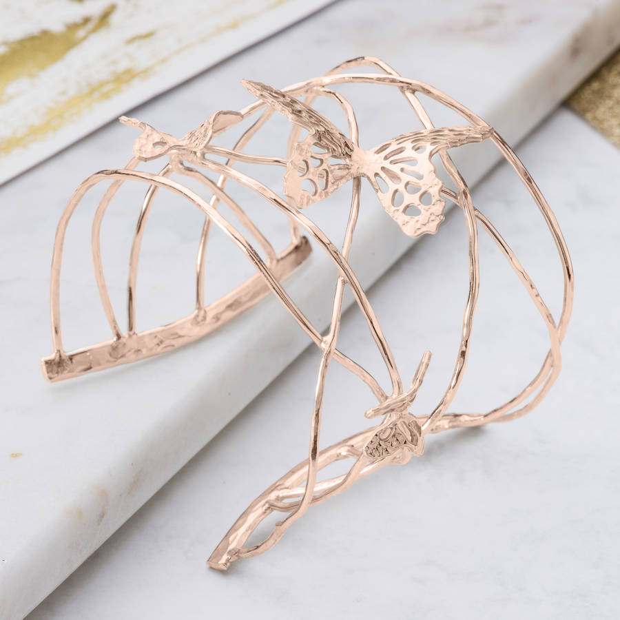 Butterfly Bracelet In Rose Gold By Kimberley Selwood ...