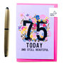Personalised Floral Number Birthday/Anniversary Card, thumbnail 4 of 4