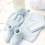 Unisex Knitted Star Hoodie Baby Cardigan, thumbnail 9 of 9