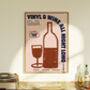 Wine And Vinyl Poster, thumbnail 3 of 8