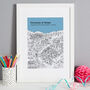 Personalised Galway Graduation Gift Print, thumbnail 1 of 9