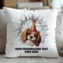Personalised King Charles Spaniel Birthday Break Through Dog, thumbnail 5 of 8