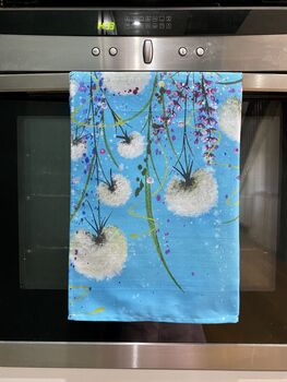 Artist Dandelion Tea Towel, 4 of 6