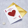 Personalised Ace Of Hearts Scratch Card, thumbnail 1 of 2