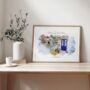 First New Home Personalised Watercolour Print, thumbnail 2 of 9