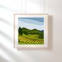 Rolling Hills Small Framed Paint By Numbers, thumbnail 5 of 5