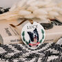 Dogs First Christmas Personalised Photo Tree Decoration, thumbnail 7 of 8