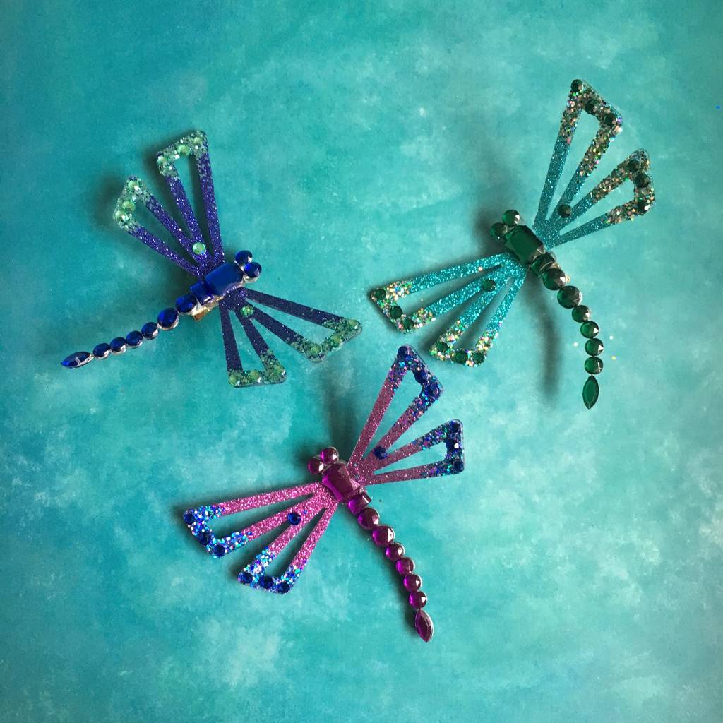 Clip On Peacock Dragonfly Christmas Decoration By The Christmas Home ...