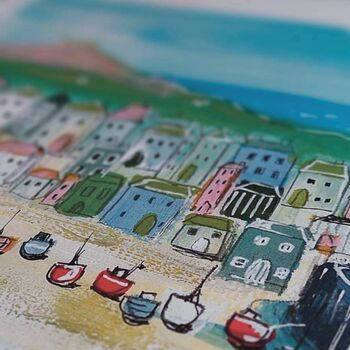 Cornish Harbour Art Print, 3 of 6