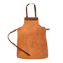 Personalised Double Pocket Full Grain Leather Apron, thumbnail 4 of 8