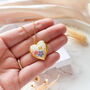 Forget Me Not Gold Heart Locket, thumbnail 5 of 6