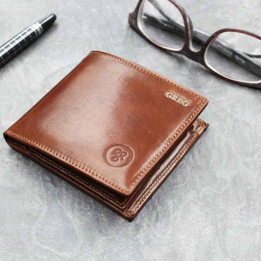Maxwell Scott Men's Ticciano Leather Wallet