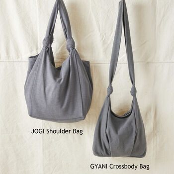 Fair Trade Vegan Comfy Everyday Shoulder Bag Zip Close, 6 of 12