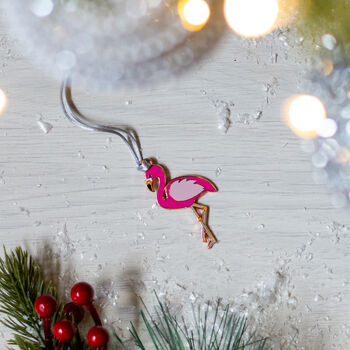 Flamingo Christmas Decoration, 4 of 5