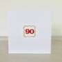90th Handmade Card, thumbnail 3 of 3
