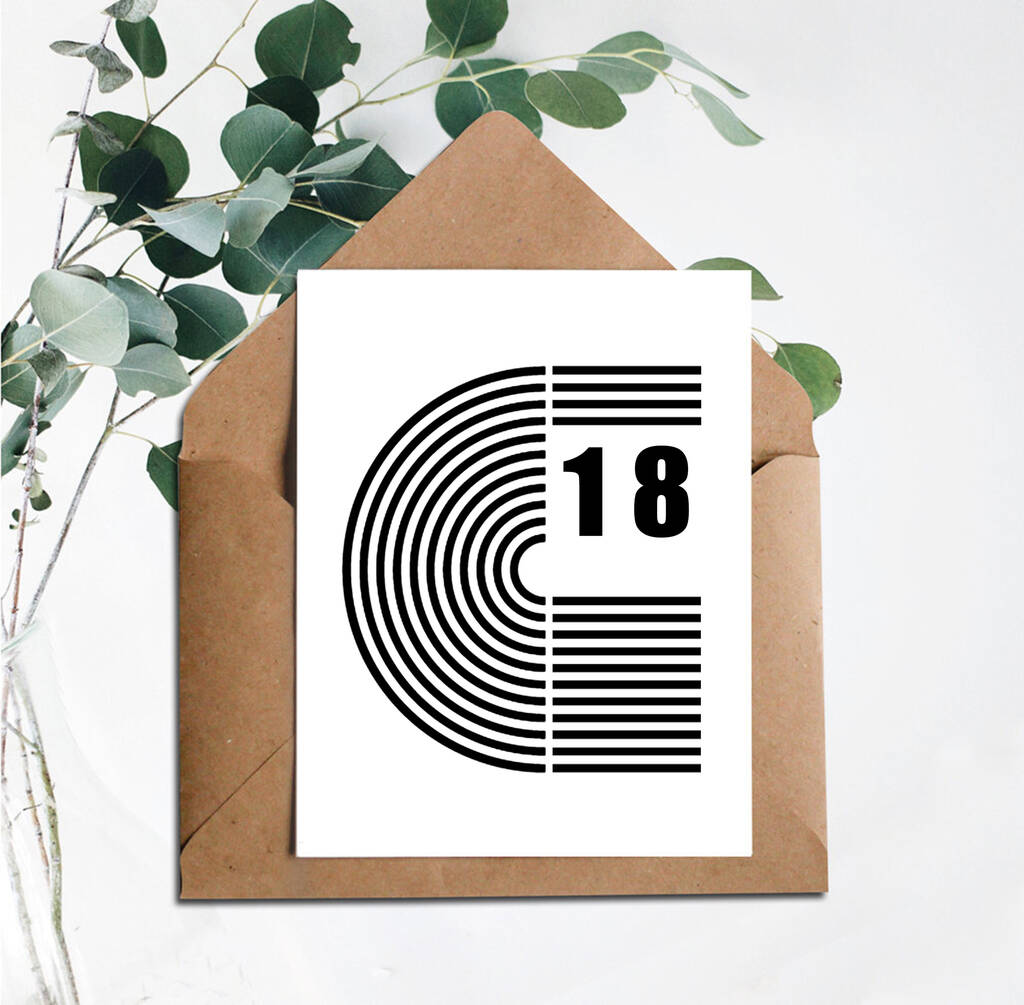 Image of 18th Birthday Age Card