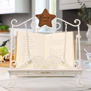 Personalised Star Baker Cook Book Stand, 4 of 6