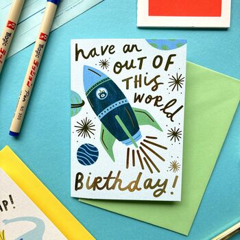 Have An Out Of This World Birthday Card, 3 of 3