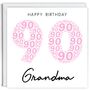 Personalised 90th Birthday Card For Her, thumbnail 2 of 2