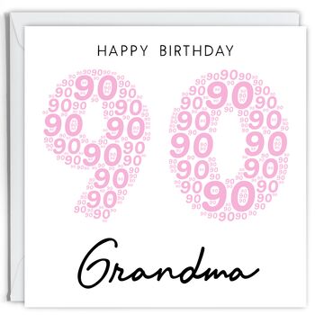 Personalised 90th Birthday Card For Her, 2 of 2